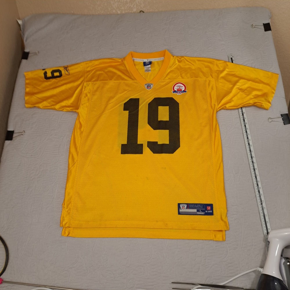 Reebok NFL Jersey Men L Yellow Good Eddie Royal 19 AFL 50th Anniversary